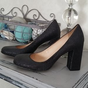 Jorge Alex Glitter Black Shoes